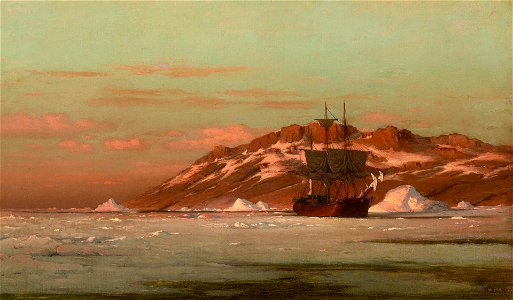 William Bradford - American Whaler in Arctic Waters