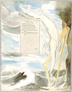 William Blake - The Poems of Thomas Gray, Design 65 The Bard 13