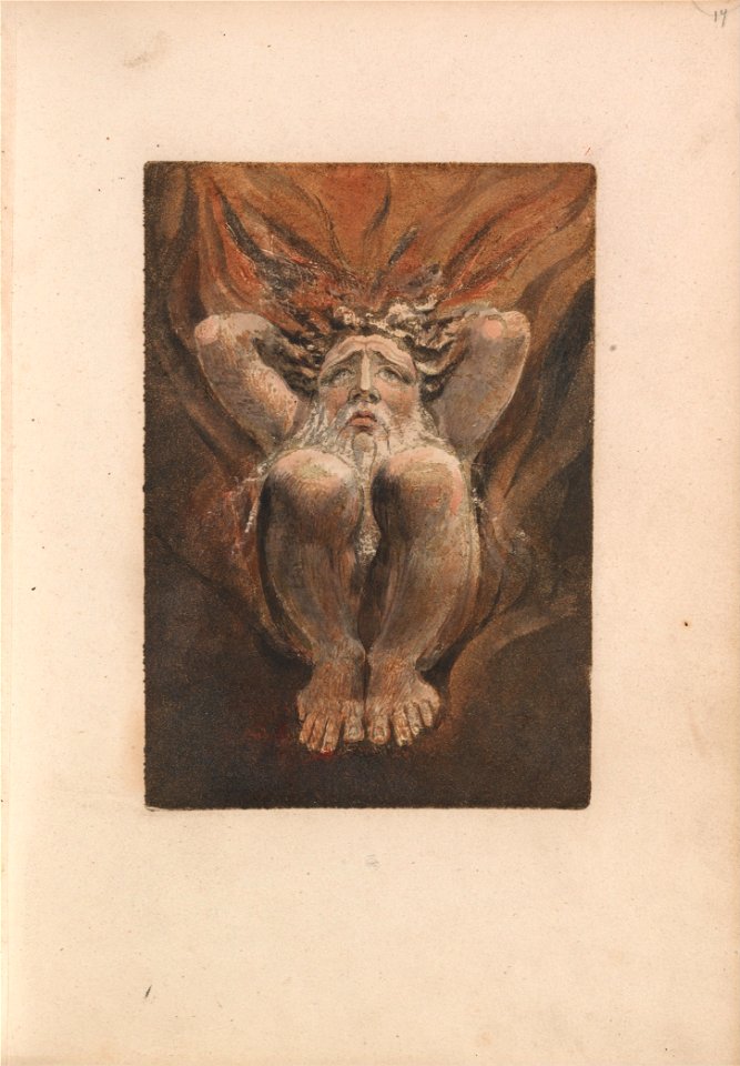 William Blake - The First Book of Urizen, Plate 21 (Bentley 16) - Google Art Project