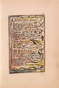 William Blake - Songs of Innocence and of Experience, Plate 32, Earth's Answer (Bentley 31) - Google Art Project