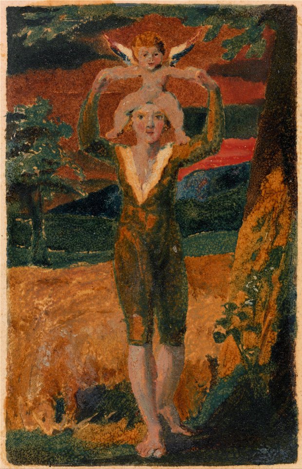 William Blake - Songs of Innocence and of Experience, Plate 32, Experience Frontispiece (Bentley 28) - Google Art Project