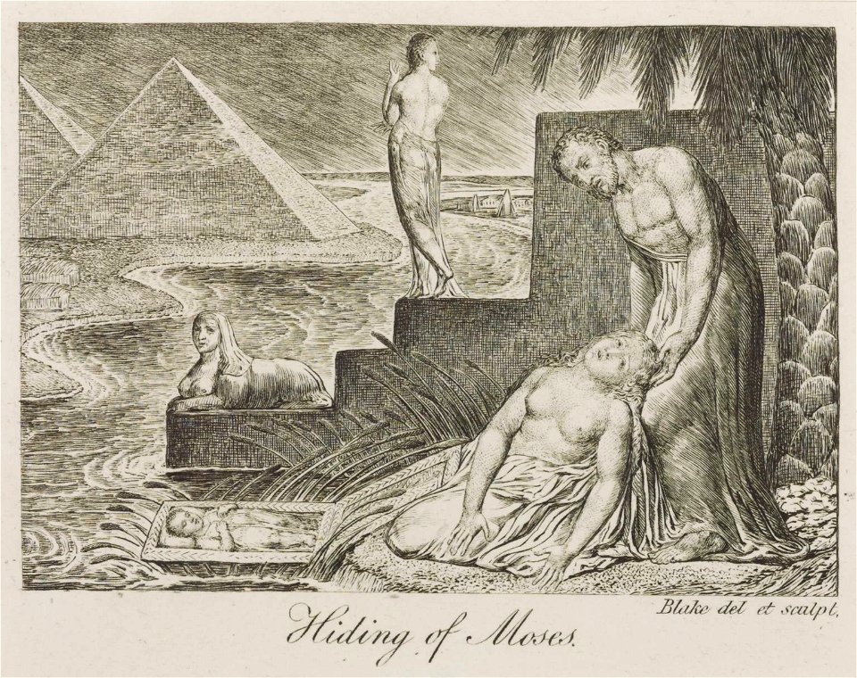 William Blake The Hiding of Moses 1824 Tate Gallery
