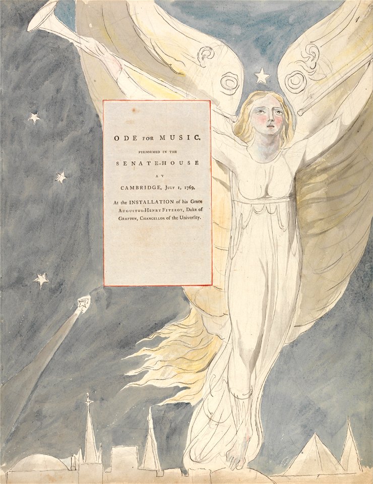 William Blake - The Poems of Thomas Gray, Design 93, Ode for Music. - Google Art Project