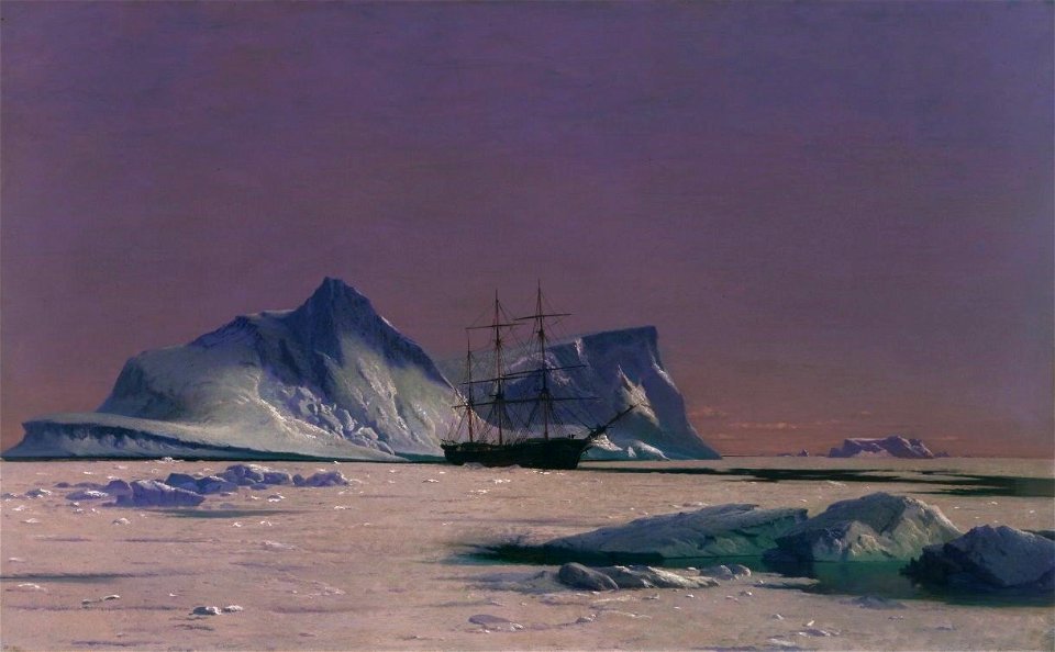 William Bradford - Scene in the Arctic (c.1880)