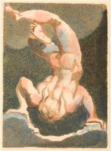 William Blake - The First Book of Urizen, Plate 14 (Bentley 14) - Google Art Project. Free illustration for personal and commercial use.