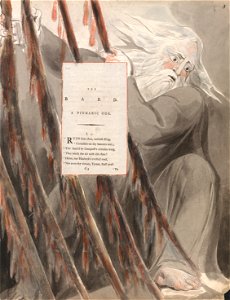 William Blake - The Poems of Thomas Gray, Design 55, The Bard. - Google Art Project