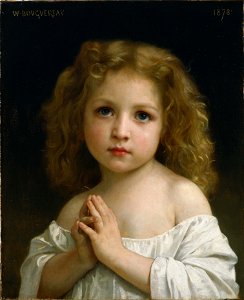 William Adolphe Bouguereau - Little Girl - Google Art Project. Free illustration for personal and commercial use.