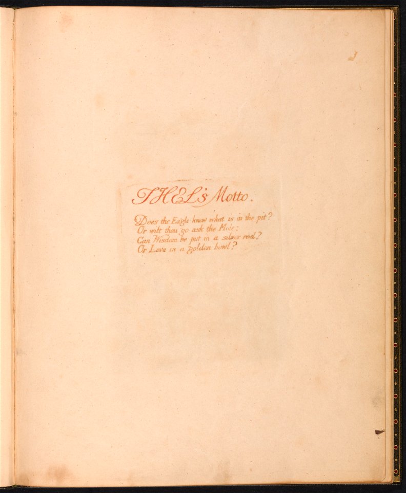 William Blake - The Book of Thel, Plate 1, Thel's Motto . . . . - Google Art Project (2384719)