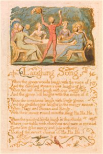 William Blake - Songs of Innocence, Plate 28, Laughing Song (Bentley 15) - Google Art Project
