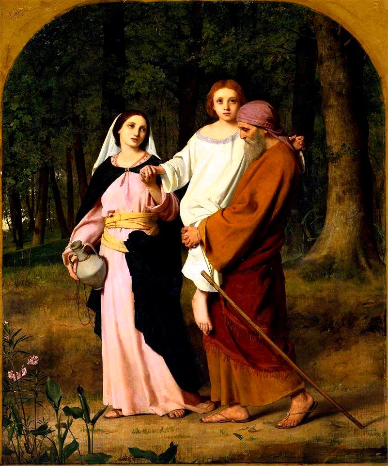 William Charles Thomas Dobson (1817-1898) - The Child Jesus Going Down with His Parents to Nazareth - T03448 - Tate