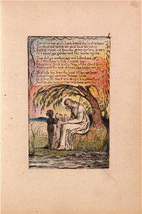 William Blake - Songs of Innocence and of Experience, Plate 9, The Little Black Boy (Bentley 10) - Google Art Project