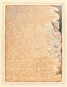 William Blake - Jerusalem, Plate 83, Corruptability appears upon thy limbs.... - Google Art Project