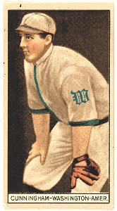 William Cunningham, Washington Nationals, baseball card portrait LCCN2008678399
