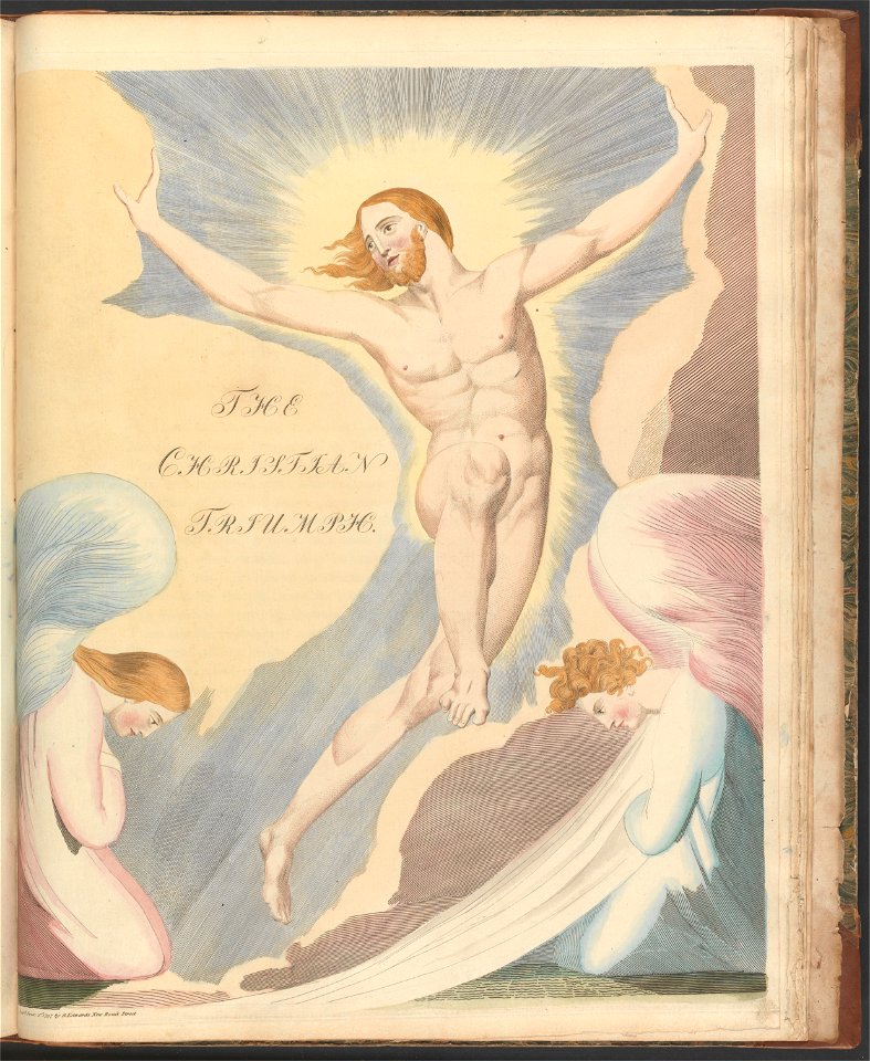 William Blake - Young's Night Thoughts, Page 65, Night the Fourth, The Christian Triumph. - Google Art Project