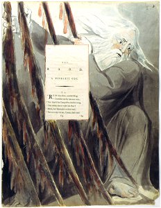 William Blake - The Poems of Thomas Gray, Design 55 The Bard 03