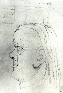 William Blake Head of Cancer c1820 165x114mm-contrast