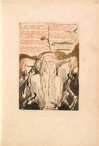 William Blake - The First Book of Urizen, Plate 27, They Lived a Period of Years . . . . (Bentley 28) - Google Art Project