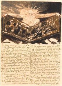 William Blake - The First Book of Urizen, Plate 6, In living creations appear'd . . . . (Bentley 5) - Google Art Project