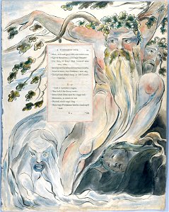William Blake - The Poems of Thomas Gray, Design 57 The Bard 05