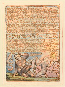 William Blake - Jerusalem, Plate 85, Became a Space & an Allegory.... - Google Art Project