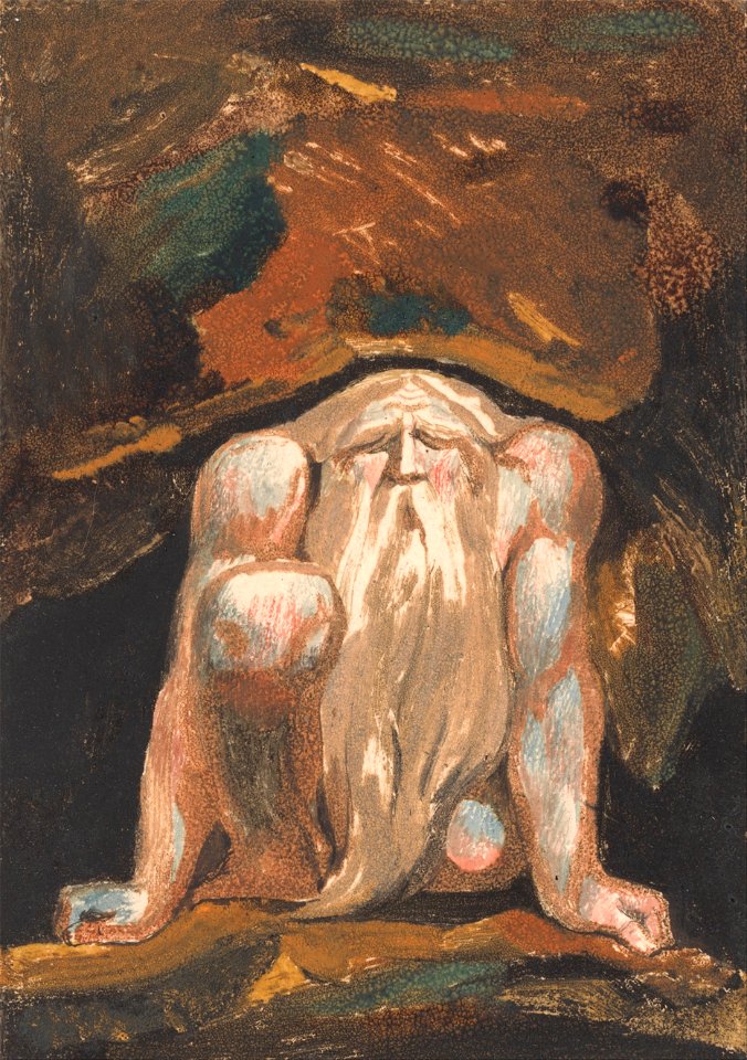 William Blake - The First Book of Urizen, Plate 8 (Bentley 9) - Google Art Project