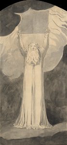 William Blake - Moses Receiving the Law - Google Art Project