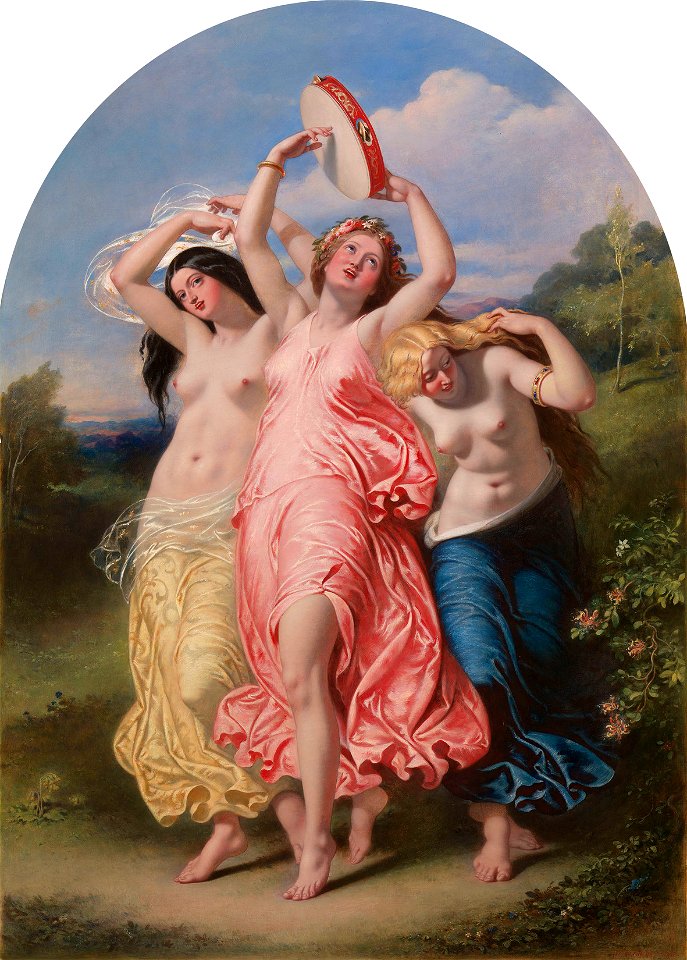 William Edward Frost (1810-77) - L'Allegro - RCIN 403747 - Royal Collection