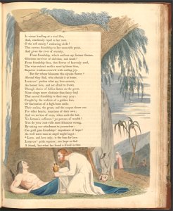 William Blake - Young's Night Thoughts, Page 37, Love, and love only, is the loan for love - Google Art Project