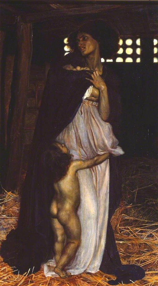 William Blake Richmond (1842-1921) - The Slave - T06966 - Tate. Free illustration for personal and commercial use.