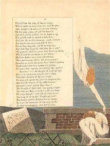 William Blake - Young's Night Thoughts, Page 55, Ungrateful, Shall We Grieve Their Hovering Shades - Google Art Project