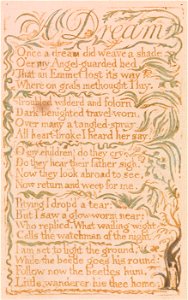 William Blake - Songs of Innocence, Plate 4, A Dream (Bentley 26) - Google Art Project