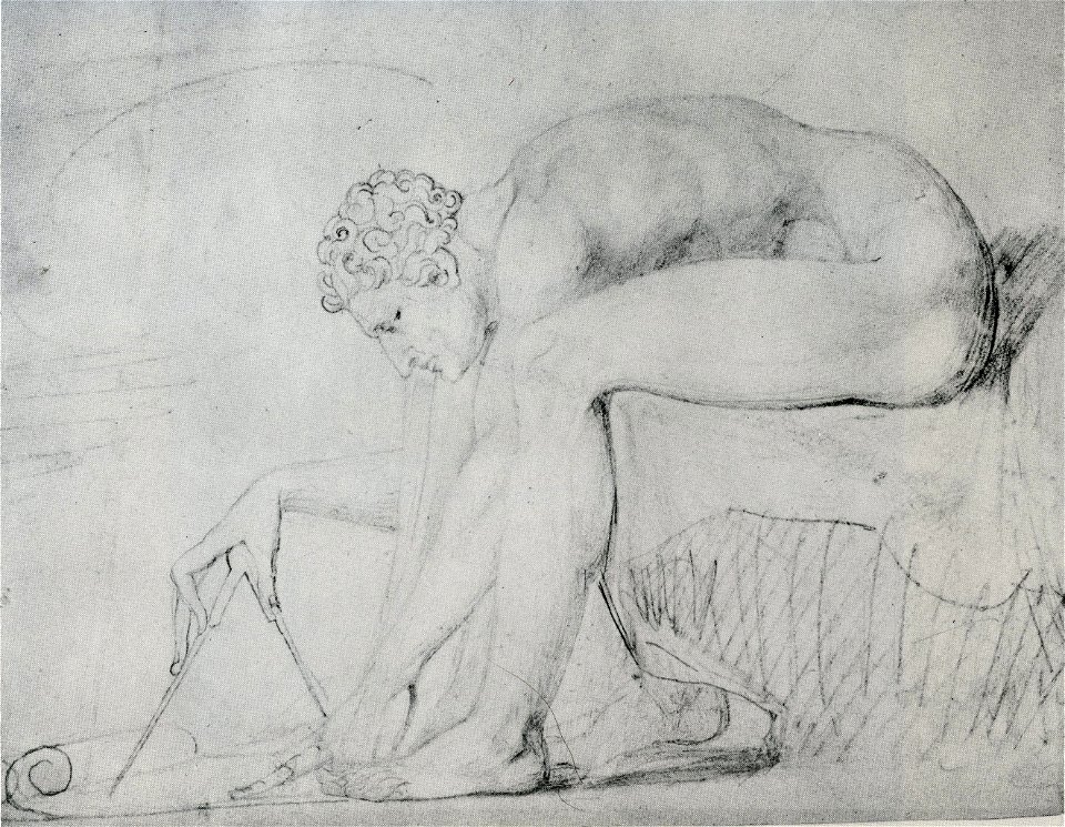 William Blake Newton drawing