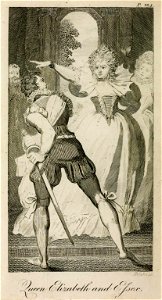 William Blake after Henry Fuseli Queen Elizabeth and Essex 1797 Tate Gallery