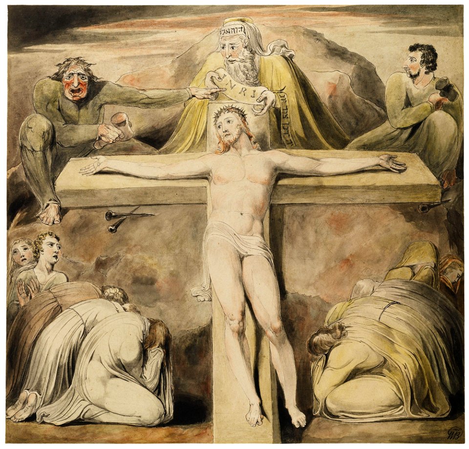 William Blake Christ Nailed to the Cross