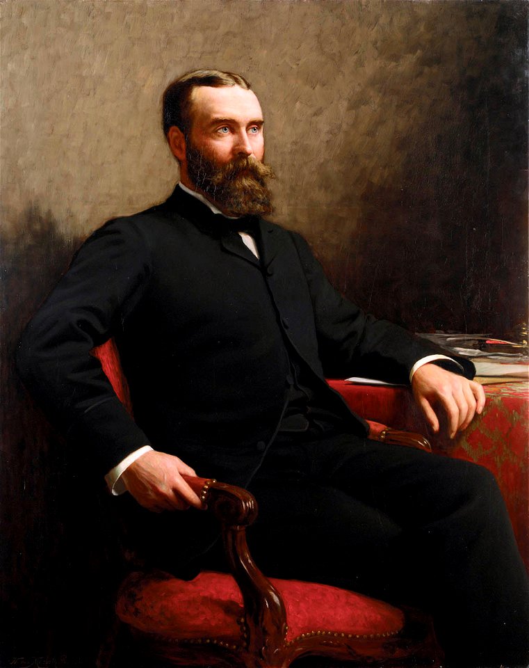 William Denny (1847-1887), by Norman Macbeth