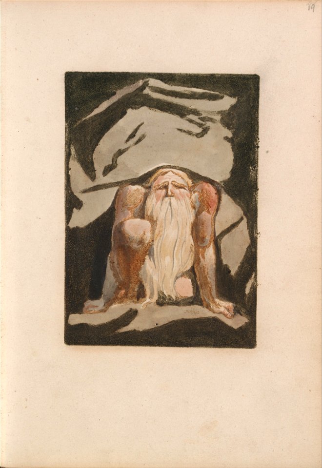 William Blake - The First Book of Urizen, Plate 23 (Bentley 9) - Google Art Project