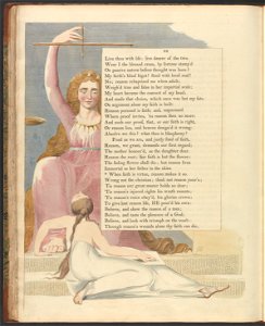 William Blake - Young's Night Thoughts, Page 92, When faith is virtue, reason makes it so - Google Art Project
