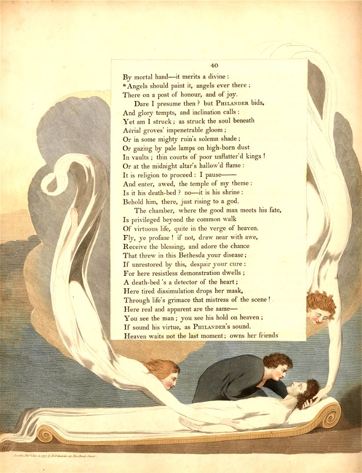 William Blake illustration to Night Thoughts Plate 40