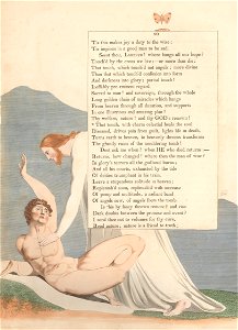 William Blake - Young's Night Thoughts, Page 90, That Touch, with Charm Celestial Heals the Soul - Google Art Project