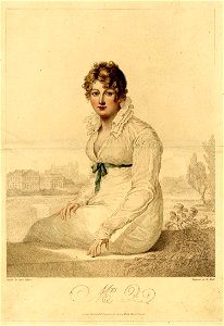 William Blake Mrs Q 1820 engraving after Francois Huet Villiers The British Museum
