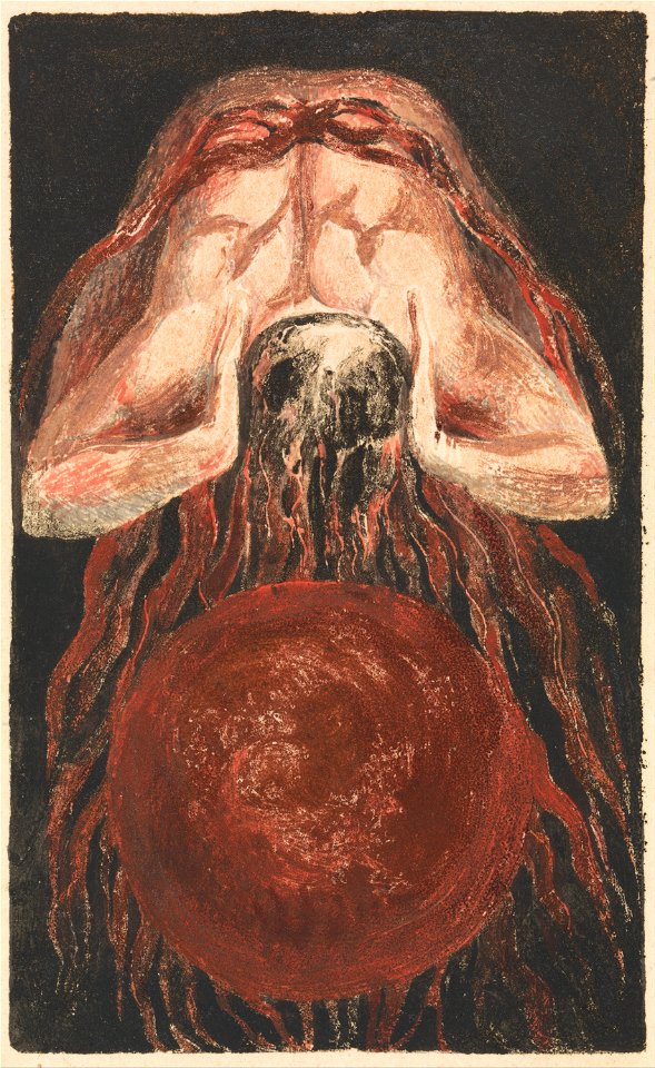William Blake - The First Book of Urizen, Plate 16 (Bentley 17) - Google Art Project