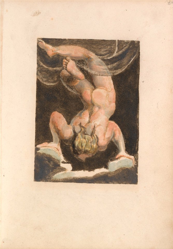William Blake - The First Book of Urizen, Plate 15 (Bentley 14) - Google Art Project