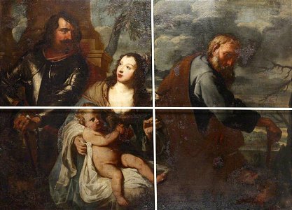 William Dobson (1611-1646) - Rest on the Flight into Egypt with Saint George - 1129294 - National Trust