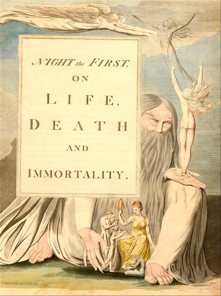 William Blake illustration to Night Thoughts Plate 00