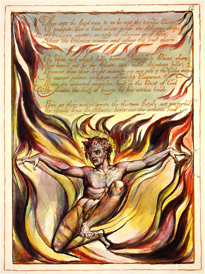 William Blake Аmerica o p12 100