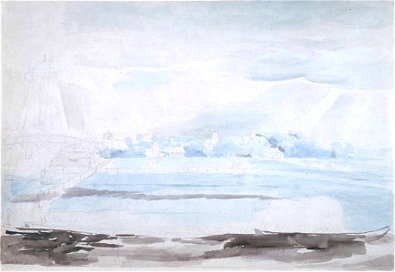 William Blake Landscape near Felpham circa 1800 Tate