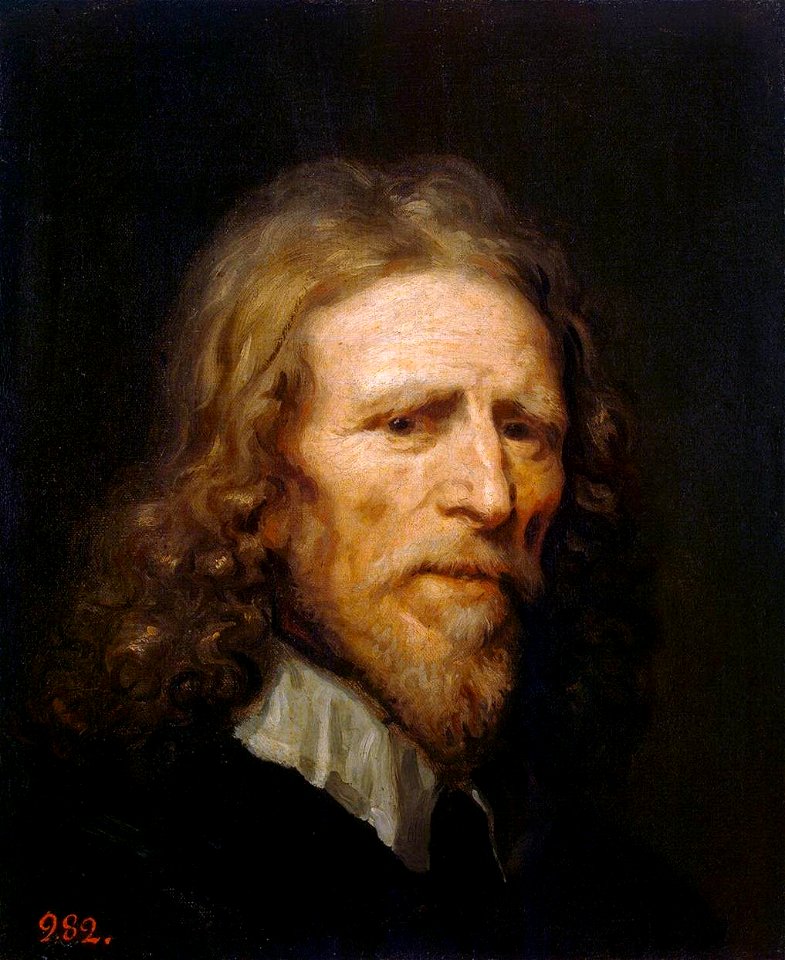 William Dobson - Portrait of Abraham van der Doort - WGA6362