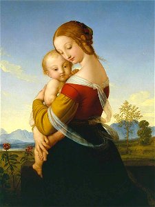 William Dyce (1806-1864) - Madonna and Child - T00618 - Tate