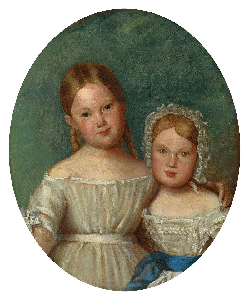 William Corden the Elder (1797-1867) - Donna Maria (1843-1884) and Donna Antonia (1845-1913) of Portugal - RCIN 406259 - Royal Collection