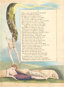 William Blake - Young's Night Thoughts, Page 10, Disease Invades the Chastest Temperence - Google Art Project